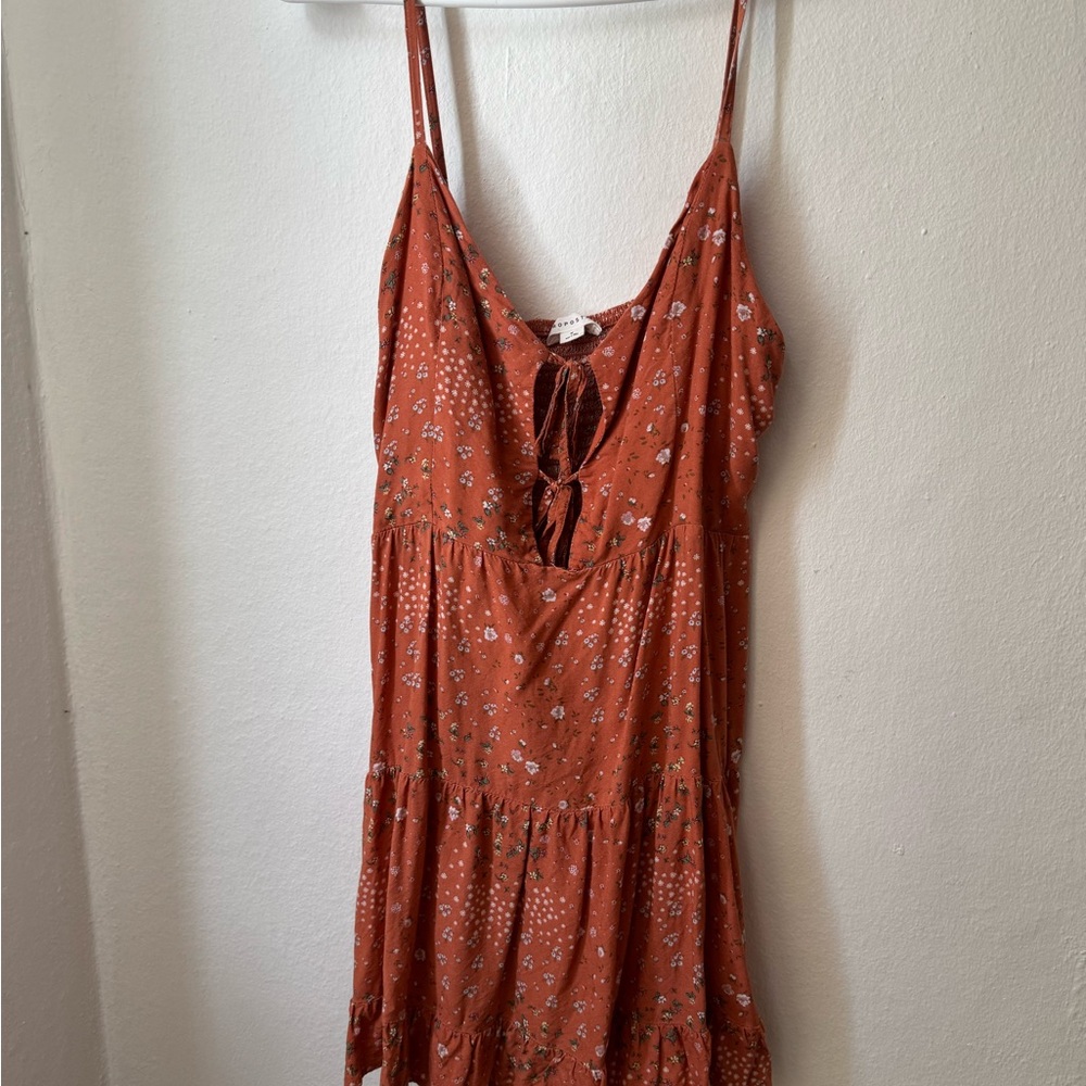 Aeropostale Floral Orange Dress